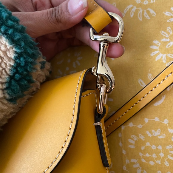 Dooney & Bourke Bags Dooney Bourke Mustard Yellow Small Leather